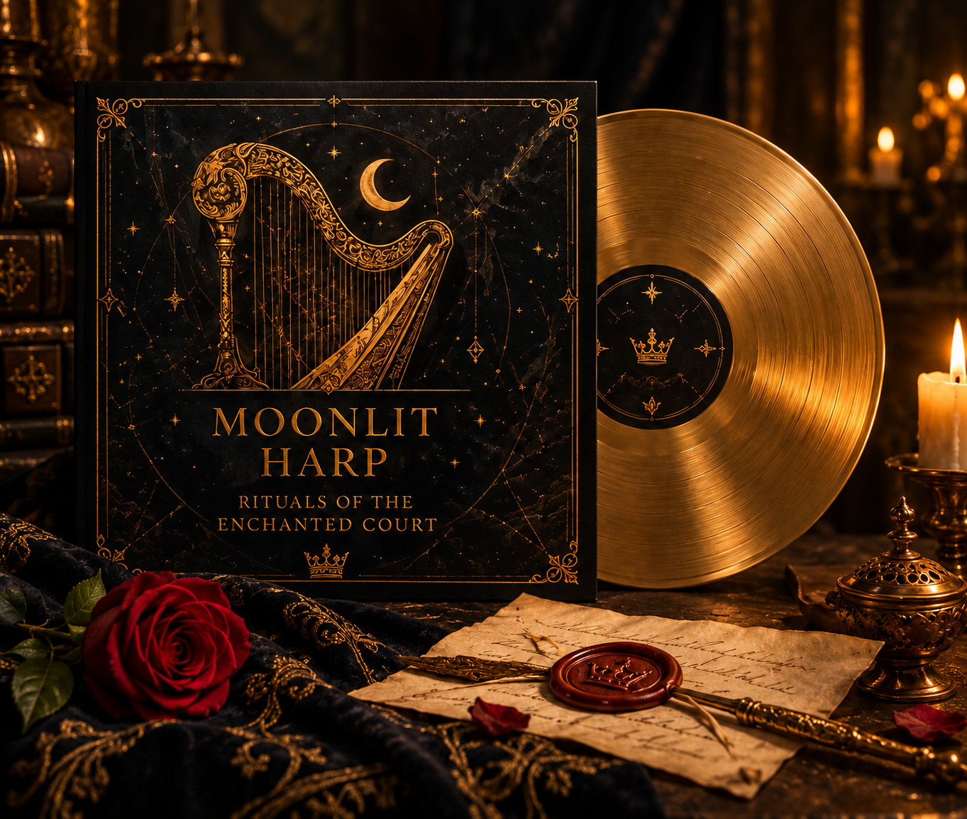 Moonlit Harp gold vinyl edition